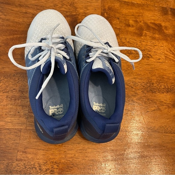 Timberland Pro Radius Womens Gray Blue Safety Shoes size 9 - Picture 10 of 14